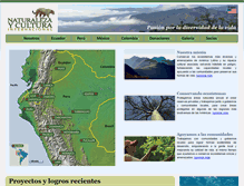 Tablet Screenshot of naturalezaycultura.org
